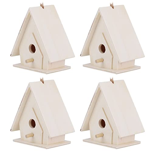 Pretfy 4PCS Mini Hanging Holz Vogelhaus Nester - Dekorative Käfig -Ornamente und Kunsthandwerk für Garten & Innenhof Pretfy 4PCS Mini Hanging Holz Vogelhaus Nester - Dekorative Käfig -Ornamente und Kunsthandwerk für Garten & Innenhof von Pretfy