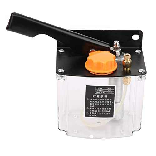 Pretfy 5L Manual Schmierpumpe, Linke Handbetrieb, 650 Ccm, für die Schmierung von CNC -Werkzeugmaschine von Pretfy