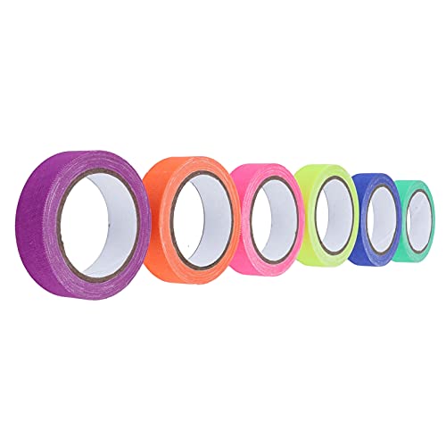 Pretfy 6pcs Klebeband Essentielles Accessoire -Fluoreszenzdekoration für Farbtuch Luminous Prop Home - Optimiert für Maximale Effizienz Pretfy 6pcs Klebeband Essentielles Accessoire -Fluoreszenzdekoration für Farbtuch Luminous Prop Home - Optimiert für Maximale Effizienz von Pretfy