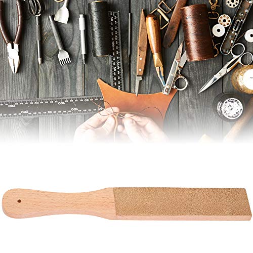 Pretfy Doppelseitiger Lederschärfen von Strop mit Holzgriff für das Schärfen des Handwerksmessers Pretfy Doppelseitiger Lederschärfen von Strop mit Holzgriff für das Schärfen des Handwerksmessers von Pretfy