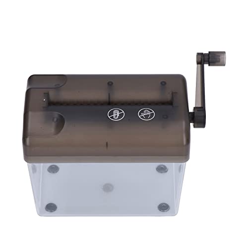 Pretfy Handbuch Papier Shredder Superior Accessoire Compact Office Hand Einfache Silikonstruktur Mini -Haus für Kurbel - Essentialer Ersatzteil (Grau) von Pretfy