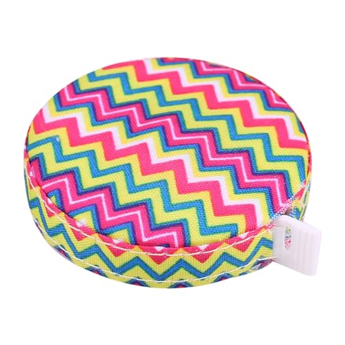 Pretfy Körperbandmaß, Genaues, Einziehbares Lineal für Fitness, 150 Cm/60 Zoll (Nr. 1 Water Wellblech) von Pretfy