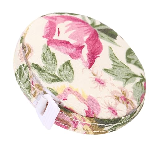 Pretfy Körperbandmaß, Genaues, Einziehbares Lineal für Fitness, 150 Cm/60 Zoll (Nr. 2 Pastoral Rose) von Pretfy