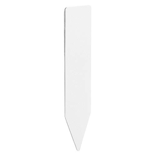 Pretfy Plastikblumenpflanze Universeller Teil Garten für Etikett Samen 100 Name Markierungs -Tag PCs - Universelle Einrichtung, Langlebig (Weiß) von Pretfy
