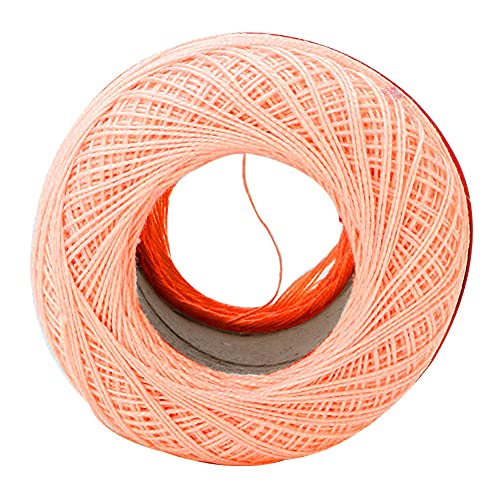 Pretfy Spitzen -Baumwollgarne Langlebiges Werkzeug Sommer Bunte Handfädel Seide Dünn Zum Nähen Weich (6609 Chrysanthemum Pulver) von Pretfy