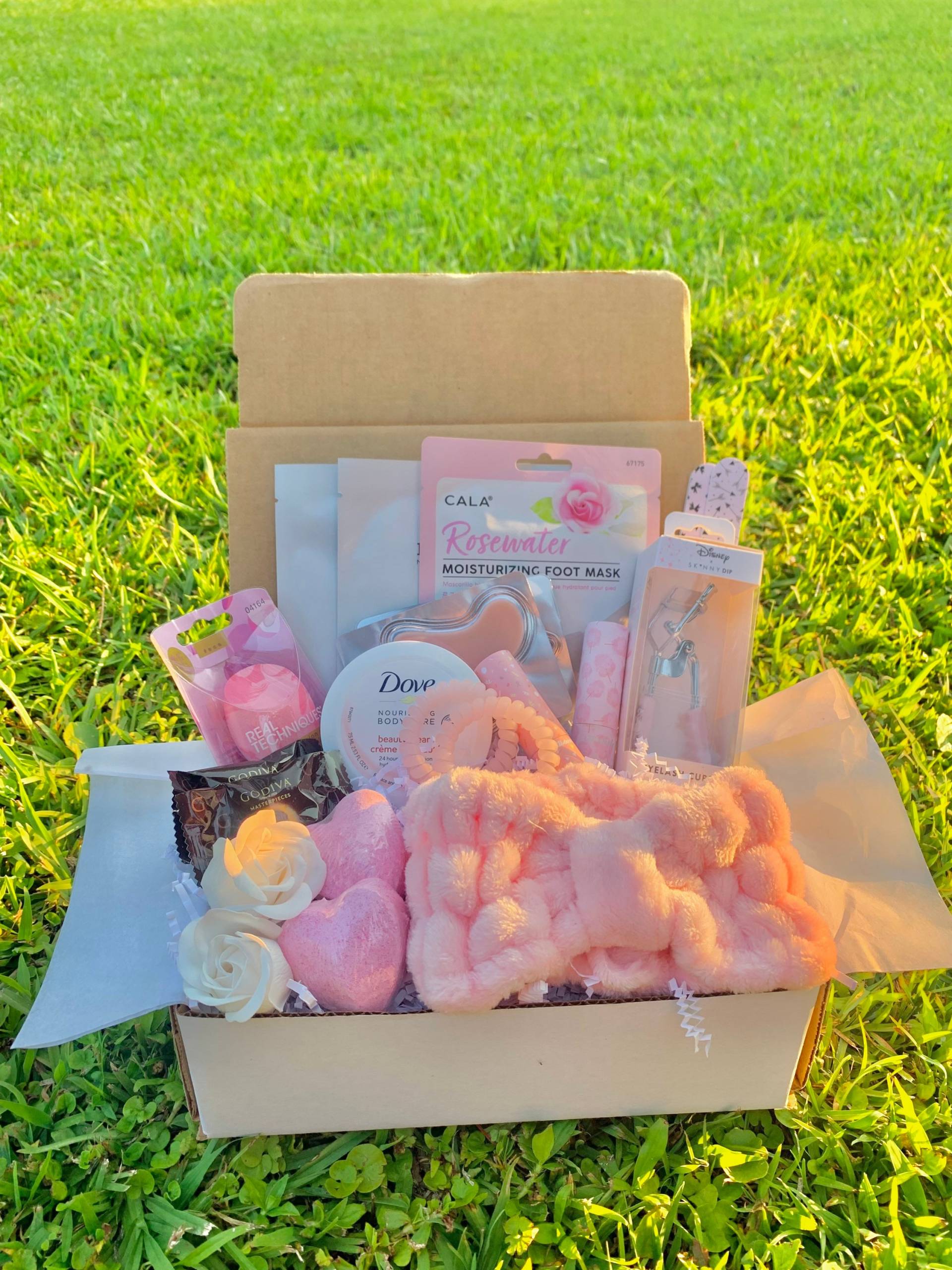 Pink Beauty Paket/Für Sie Frauen Geburtstag Verwöhn Kit Gute Besserung Dankeschön Self Care Set von PrettiCoGifts