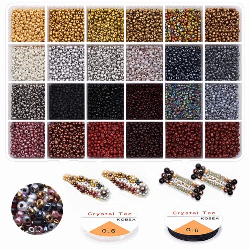 10080 Stück 3mm Perlen zum Auffädeln 8/0 Glasperlen Rocailles Perlen für Armbänder, Armbänder Selber Machen, für Halskette Ohrringe Schmuck machen und DIY Handwerk 10080 Stück 3mm Perlen zum Auffädeln 8/0 Glasperlen Rocailles Perlen für Armbänder, Armbänder Selber Machen, für Halskette Ohrringe Schmuck machen und DIY Handwerk von Prettme