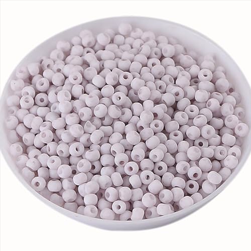 13000 Stück Rocailles Perlen 2mm Kleine Perlen für Armbänder, 12/0 Glasperlen zum Auffädeln Hellgrau Matte Bastelperlen für DIY Schmuck und Basteln für Feiertage, Geburtstage, Weihnachten 13000 Stück Rocailles Perlen 2mm Kleine Perlen für Armbänder, 12/0 Glasperlen zum Auffädeln Hellgrau Matte Bastelperlen für DIY Schmuck und Basteln für Feiertage, Geburtstage, Weihnachten von Prettme