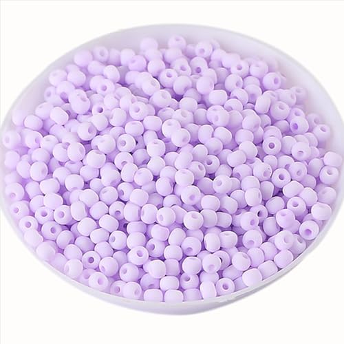13000 Stück Rocailles Perlen 2mm Kleine Perlen für Armbänder, 12/0 Glasperlen zum Auffädeln Hellviolett Matte Bastelperlen für DIY Schmuck und Basteln für Feiertage, Geburtstage, Weihnachten 13000 Stück Rocailles Perlen 2mm Kleine Perlen für Armbänder, 12/0 Glasperlen zum Auffädeln Hellviolett Matte Bastelperlen für DIY Schmuck und Basteln für Feiertage, Geburtstage, Weihnachten von Prettme