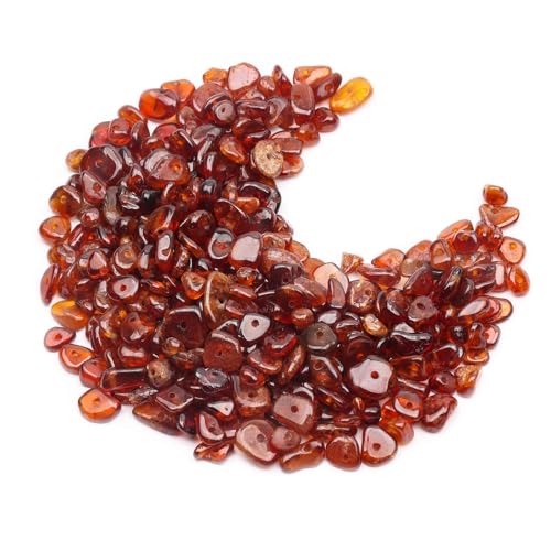 500 Stück Edelsteinperlen Orange Granat Perlen zum Auffädeln Kristall Perlen 5-8 mm Unregelmäßige Gebohrt Edelstein Perlen zum Basteln Natur Steinperlen für DIY Armbänder Ketten Ohrringe Schmuck 500 Stück Edelsteinperlen Orange Granat Perlen zum Auffädeln Kristall Perlen 5-8 mm Unregelmäßige Gebohrt Edelstein Perlen zum Basteln Natur Steinperlen für DIY Armbänder Ketten Ohrringe Schmuck von Prettme