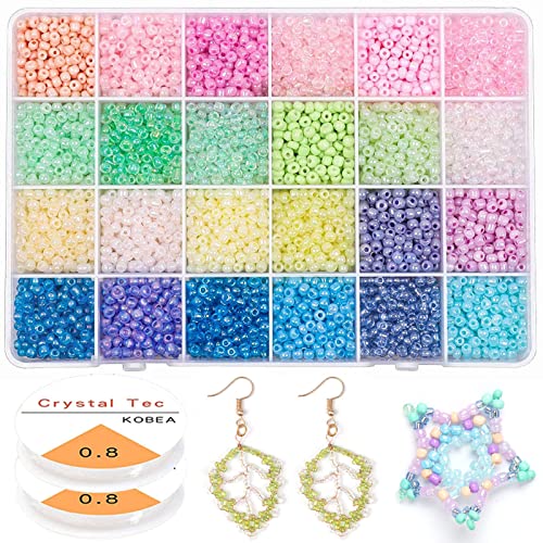 Prettme 3360 Stück 4mm Rocailles Perlen für Armbänder, 6/0 Glasperlen zum Auffädeln Pony Perlen Bastelperlen für DIY Halskette Ohrringe Schmuckherstellung und Handwerk Prettme 3360 Stück 4mm Rocailles Perlen für Armbänder, 6/0 Glasperlen zum Auffädeln Pony Perlen Bastelperlen für DIY Halskette Ohrringe Schmuckherstellung und Handwerk von Prettme