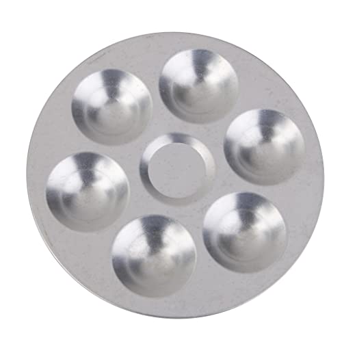 Prettyia Metall Mischpalette für Acrylfarben, Aquarell, Wasserfarben, Sehr Leicht, Ideal zum tragen Prettyia Metall Mischpalette für Acrylfarben, Aquarell, Wasserfarben, Sehr Leicht, Ideal zum tragen von P Prettyia