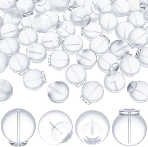 Undurchdringliche, weiche Sicherheitsverschlüsse für Ohrringe, sichere transparente Gummi-Ohrring-Verschlüsse, medizinische TPE-Ohrring-Verschlüsse, alle Ohrringarten (6,5 mm, gleiches Material wie Undurchdringliche, weiche Sicherheitsverschlüsse für Ohrringe, sichere transparente Gummi-Ohrring-Verschlüsse, medizinische TPE-Ohrring-Verschlüsse, alle Ohrringarten (6,5 mm, gleiches Material wie von Pretwad