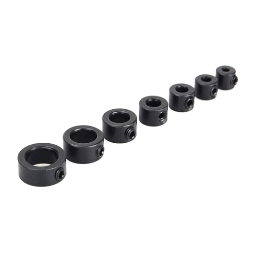 8-teiliges Set 3-12 Mm Bohrer-Locator Tiefenanschlagringe Ringpositionierer mit Sechskantschlüssel, Kohlenstoffstahl 8-teiliges Set 3-12 Mm Bohrer-Locator Tiefenanschlagringe Ringpositionierer mit Sechskantschlüssel, Kohlenstoffstahl von Prevessel
