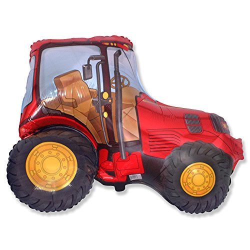Prezer Traktor rot Folienballon Super Shape 60cm Prezer Traktor rot Folienballon Super Shape 60cm von Prezer