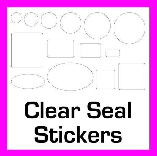 200 Klar Seal Aufkleber - 14 Größen Zur Auswahl Permanent Selbstklebende - 40 x 66mm Ovale 200 Klar Seal Aufkleber - 14 Größen Zur Auswahl Permanent Selbstklebende - 40 x 66mm Ovale von Price stickers