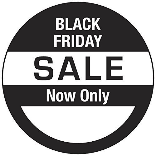 500 - Runde 55mm - Black Friday Angebotspreis Aufkleber/Etikett/Etiketten von Price stickers