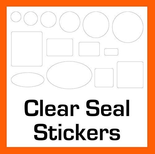500 Transparent Dichtung Aufkleber - 14 Größen Zur Auswahl Permanent Selbstklebende - 21 x 48mm Ovals 500 Transparent Dichtung Aufkleber - 14 Größen Zur Auswahl Permanent Selbstklebende - 21 x 48mm Ovals von Price stickers