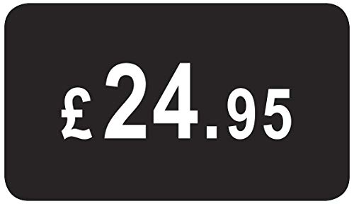 8 x 14mm Schwarz Price Stickers - Pack - 60 8 x 14mm Schwarz Price Stickers - Pack - 60 von Price stickers