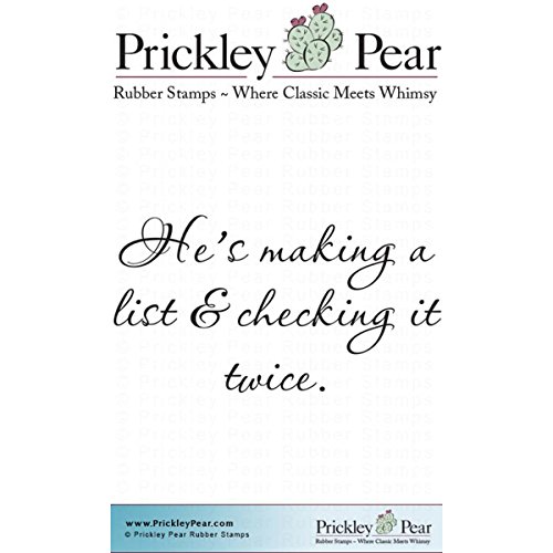 Prickley Pear ee0196 selbst Stempeln, Mehrfarbig, 1,25 x 5,7 cm von Prickley Pear