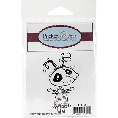 Prickley Pear selbst Briefmarken 2,5 x 4,4 ° cm Daisy der Zombie, Acryl, Mehrfarbig, 3-teilig von Prickley Pear