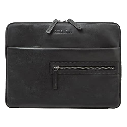 Pride and Soul 47533 - Schreibmappe TERRA mit Tabletfach, Businessmappe aus Leder, Dokumentenmappe, Mappe mit Notizblock, Organizer für Büro und Alltag, Tabletmappe ca. 25 x 34 x 2 cm, schwarz Pride and Soul 47533 - Schreibmappe TERRA mit Tabletfach, Businessmappe aus Leder, Dokumentenmappe, Mappe mit Notizblock, Organizer für Büro und Alltag, Tabletmappe ca. 25 x 34 x 2 cm, schwarz von Pride and Soul