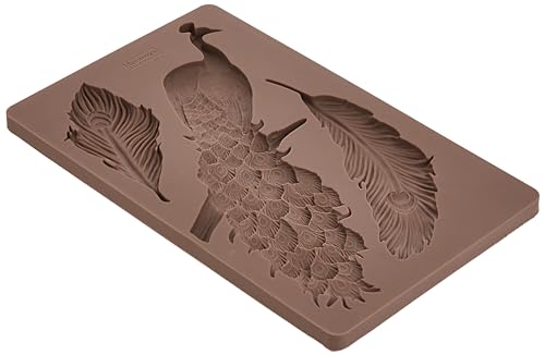 Redesign With Prima 655350645564 Regal Peacock Clay, Soap Making Molds,Pottery & Modeling Clays, Silikon, 5"x8"x8mm von PRIMA MARKETING INC