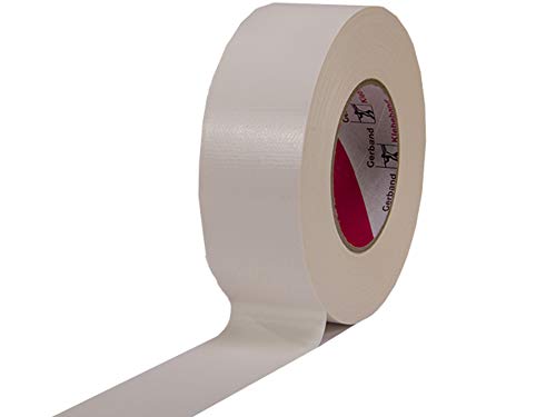 Profi Gewebeklebeband Klebeband für Bühnenbau Tape Gewebeband Verlegerklebeband - Weiß, 5cm x 50m, Matt, Wasserfest, Beschriftbar, Rückstandsfrei Abziehbar Profi Gewebeklebeband Klebeband für Bühnenbau Tape Gewebeband Verlegerklebeband - Weiß, 5cm x 50m, Matt, Wasserfest, Beschriftbar, Rückstandsfrei Abziehbar von Primaflor - Ideen in Textil
