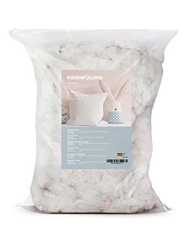 Primaflor Polyesterfasergemisch - 2 kg, Waschbare Füllwatte - Allergiker Geeignete Kissenfüllung - Bastelwatte zum Ausstopfen und Füllen - Made in Germany - Füllung für Kissen, Sitzsäcke und Stofftiere von Primaflor - Ideen in Textil