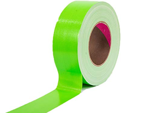 Profi Tape Gewebeklebeband Klebeband für Bühnenbau Gewebeband Verlegerklebeband - Neon Grün, 5cm x 50m, Matt, Wasserfest, Beschriftbar, Rückstandsfrei Abziehbar Profi Tape Gewebeklebeband Klebeband für Bühnenbau Gewebeband Verlegerklebeband - Neon Grün, 5cm x 50m, Matt, Wasserfest, Beschriftbar, Rückstandsfrei Abziehbar von Primaflor - Ideen in Textil