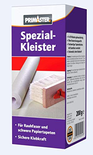 Primaster Spezialkleister 200g Tapetenkleister für schwere Papiertapeten von Primaster