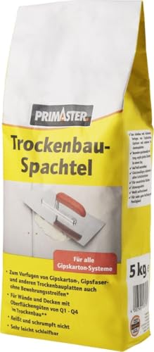 Primaster Trockenbau- Spachtel 5 kg Spachtelmasse Trockenbau Spachtel von Primaster