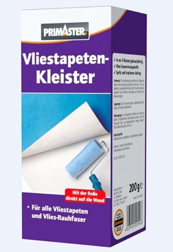 Primaster Vliestapetenkleister Tapetenkleister 200g Kleister für Vliestapeten von Primaster