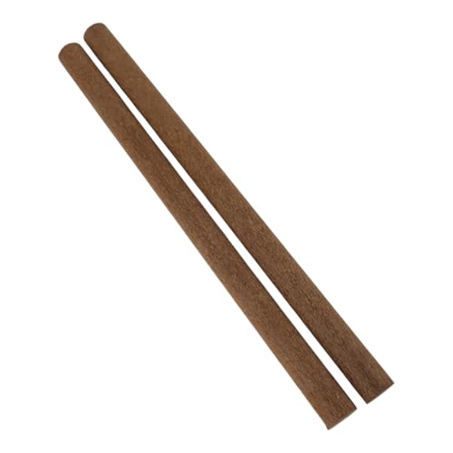 Leopardwood Holzdübelstangen – 1,9 x 30,5 cm (2 Stück) – ofengetrocknete, unlackierte natürliche Hartholzdübel für Handwerk und Holzbearbeitung von Prime Metal and Scientific