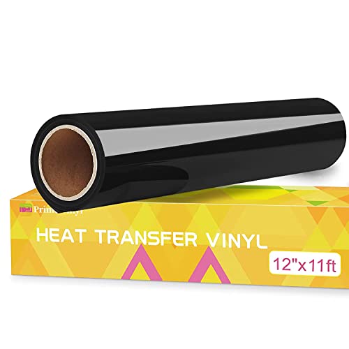Prime Vinyl Plotterfolie Textil, 30.5cm x 3.36m Flexfolie für Silhouette Cameo, Cricut Maker, Plotterfolie für Shirt, Kleidung, Hüte, Hosen, andere Stoffe(Schwarz) Prime Vinyl Plotterfolie Textil, 30.5cm x 3.36m Flexfolie für Silhouette Cameo, Cricut Maker, Plotterfolie für Shirt, Kleidung, Hüte, Hosen, andere Stoffe(Schwarz) von Prime Vinyl
