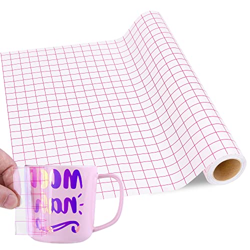 Prime Vinyl Transferfolie Plotter für Vinyl - 12" x 12ft(30.48 * 366cm) - Klares Übertragungsfolie Plotter für Vinylpapier für Cricut, Silhouette Cameo, Abziehbilder, Schilder von Prime Vinyl