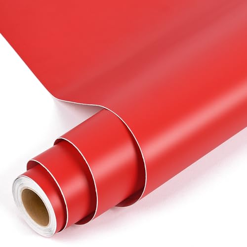Prime Vinyl Vinylfolie Plotter -30cm x 305cm- matt Rot Permanentes selbstklebendes Vinyl, Plotterfolie Rollen Rückseite Vinyl für Silhouette Cameo, meisten Schneidemaschine Prime Vinyl Vinylfolie Plotter -30cm x 305cm- matt Rot Permanentes selbstklebendes Vinyl, Plotterfolie Rollen Rückseite Vinyl für Silhouette Cameo, meisten Schneidemaschine von Prime Vinyl