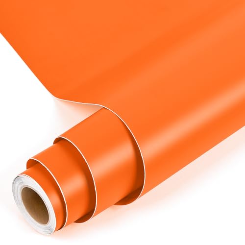 Prime Vinyl selbstklebendes Vinylfolie Plotter -30cm x 305cm- matt Orange Permanentes selbstklebendes Vinyl Plotterfolie Rollen Rückseite Vinyl für Silhouette Cameo, meisten Schneidemaschine von Prime Vinyl