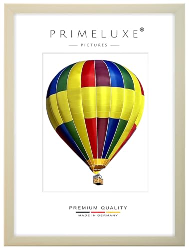 PrimeLuxe Holz Bilderrahmen 55 x 110 cm (Bildmaß) in Ahorn-Natur | Farbe und Größe wählbar | Rahmen für Poster | Puzzle | Foto collage | MADE IN GERMANY von PrimeLuxe