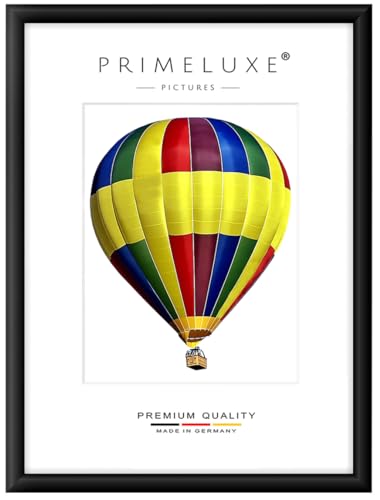 PrimeLuxe Holz Bilderrahmen 70 x 135 cm (Bildmaß) in Schwarz matt | Farbe und Größe wählbar | Rahmen für Poster | Puzzle | Foto collage | MADE IN GERMANY von PrimeLuxe