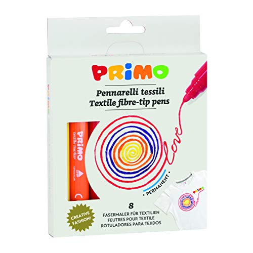 Primo p611pentx8 Sortiert Farben Textil Marker Stifte (8 Stück) von Primo