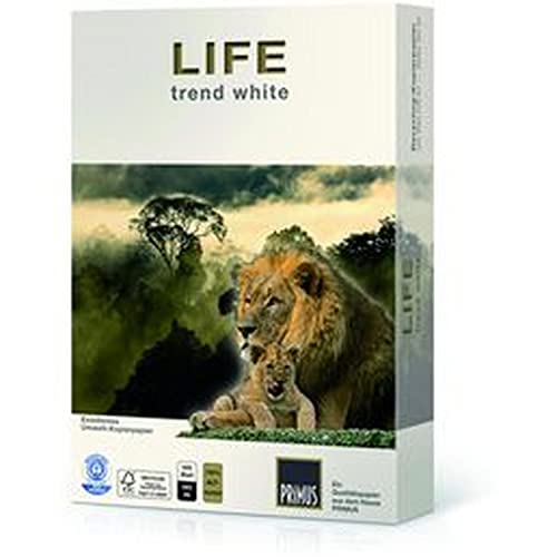 Kopierpapier Life Trend White Din A4 80g / m² ISO 80 weiß Kopierpapier Life Trend White Din A4 80g / m² ISO 80 weiß von Primus