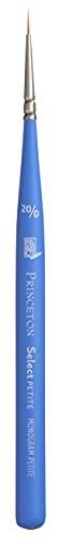 Princeton Tec Princeton Artist Brush Select Synthetik-Pinsel, klein, Monogramm, Größe 20/0, Synthetisch, Gr von Princeton Tec