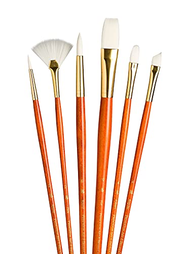 Princeton Art & Bürste Nylon Synthetik weiß Taklon Real Wert Pinsel Set-6 kg Princeton Art & Bürste Nylon Synthetik weiß Taklon Real Wert Pinsel Set-6 kg von Princeton