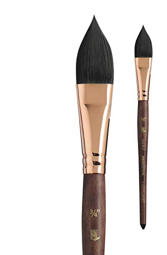 Princeton Artist Brush, Pinsel für Wasserfarben, Serie 4750, Borsten aus synthetischen Eichhörnchenhaaren, braun, Size 75 Oval Wash Princeton Artist Brush, Pinsel für Wasserfarben, Serie 4750, Borsten aus synthetischen Eichhörnchenhaaren, braun, Size 75 Oval Wash von Princeton
