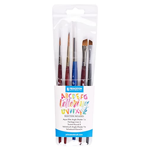 Princeton PLETTERSET1 | Unidad Pinsel, Holz, Bunt, 5 Pinceles Princeton PLETTERSET1 | Unidad Pinsel, Holz, Bunt, 5 Pinceles von Princeton
