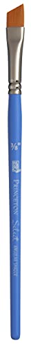 Princeton Tec Artiste Select Synthetischer Pinsel, abgewinkelter Shader, 9,5 mm Breite, Durchsichtig, Gr. 3/8" von Princeton