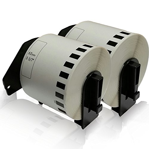 2x Print-Klex Etiketten-Rollen kompatibel für Brother DK-22205 62mm x 30,48m P-Touch QL1050 N P-Touch QL1050N P-Touch QL1060N P-Touch QL500 A P-Touch QL500A P-Touch QL500BS P-Touch QL500BW P-Touch QL 2x Print-Klex Etiketten-Rollen kompatibel für Brother DK-22205 62mm x 30,48m P-Touch QL1050 N P-Touch QL1050N P-Touch QL1060N P-Touch QL500 A P-Touch QL500A P-Touch QL500BS P-Touch QL500BW P-Touch QL von Print-Klex GmbH & Co.KG