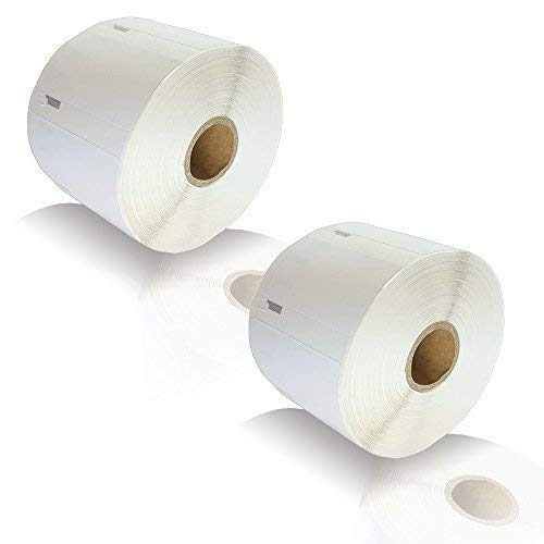 2x Print-Klex Etiketten-Rollen kompatibel für Dymo 11356 Labelwriter 450 Twin Turbo Labelwriter DUO Labelwriter SE 450 Labelwriter Twin Turbo 11356 89mm x 41mm 300 Etiketten 89 mm x 41 mm Office Eco von Print-Klex GmbH & Co.KG