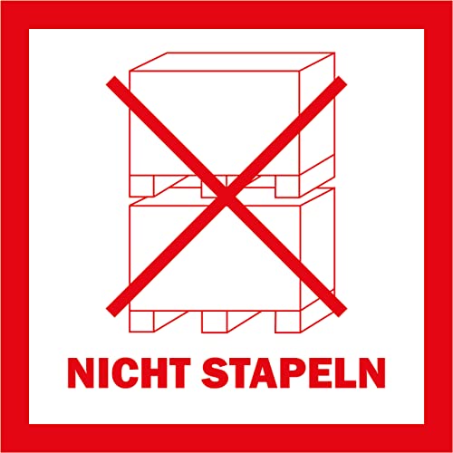 Logistiketiketten 100x100mm „NICHT STAPELN“ von Print&Stick